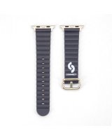  Connect Watch 42/44/45mm Marine leather Watch Strap Navy Blue 