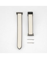  Connect 20mm Silicone Leather Watch Straps with Magnetic White 