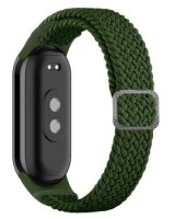  iLike Universal Mi Band 8 wristband bracelet Braided fabric strap Green 