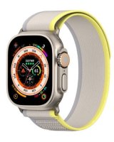  Dux Ducis Sport Velcro Strap for Apple Watch 9 / 8 / 7 / 6 / SE / 5 / 4 / 3 / 2 / 1 (38, 40, 41 mm) Yellow 
