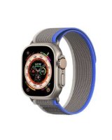  Dux Ducis Sport Velcro Strap for Apple Watch Ultra / 9 / 8 / 7 / 6 / SE / 5 / 4 / 3 / 2 / 1 (42, 44, 45, 49 mm) Blue 