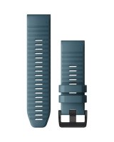  Garmin Fenix 6X 26mm QuickFit Watch Band, Lakeside Blue Silicone 