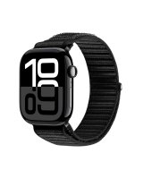  Dux Ducis Apple Watch 38/40/41/42MM YE Nylon Braided Loop Wrist Strap Black 