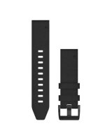  Garmin QuickFit 22 Watch Bands Black leather 