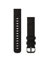  Garmin Quick Release Bands (20 mm) Black pepper woven nylon, slate hardware 