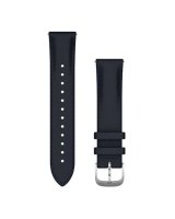  Garmin Quick Release Bands (20 mm) Navy italian leather, silver hardware 