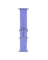  iWear S1 Grooved Soft Silicone 20mm strap for Apple Watch 49mm / 45mm / 44mm / 42mm Lilac 