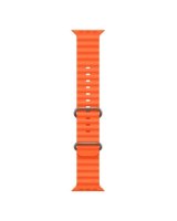  iWear S1 Grooved Soft Silicone 20mm strap for Apple Watch 49mm / 45mm / 44mm / 42mm Orange 