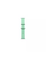  iWear S1 Grooved Soft Silicone 20mm strap for Apple Watch 49mm / 45mm / 44mm / 42mm Light Green 