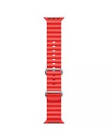  iWear S1 Grooved Soft Silicone 20mm strap for Apple Watch 49mm / 45mm / 44mm / 42mm Red 