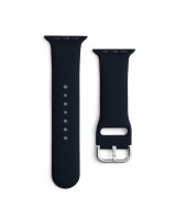  Hurtel Silicone Strap APS Silicone Band for Watch 9 / 8 / 7 / 6 / 5 / 4 / 3 / 2 / SE (41 / 40 / 38mm) Strap Watch Bracelet Black 