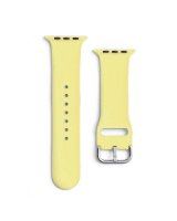  Hurtel Silicone Strap APS Silicone Band for Watch Ultra / 9 / 8 / 7 / 6 / 5 / 4 / 3 / 2 / SE (49 / 45 / 44 / 42mm) Strap Watch Bracelet Yellow 