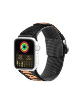  Dux Ducis Dux Ducis Strap (Outdoor Version) Apple Watch Ultra Strap, SE, 9, 8, 7, 6, 5, 4, 3, 2, 1 (49, 45, 44, 42 mm) Nylon Band Bracelet Black and Orange 