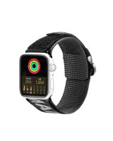  Dux Ducis Dux Ducis Strap (Outdoor Version) Apple Watch Ultra Strap, SE, 9, 8, 7, 6, 5, 4, 3, 2, 1 (49, 45, 44, 42 mm) Nylon Band Bracelet Black & Silver 