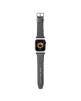  Karl Lagerfeld Karl Lagerfeld Saffiano Monogram strap for Apple Watch 38/40/41mm - silver 