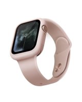  UNIQ UNIQ etui Lino Apple Watch Series 4/5/6/SE 44mm. różowy/blush pink 