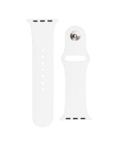  Hurtel Silicone Strap APS Silicone Band for Watch 9 / 8 / 7 / 6 / 5 / 4 / 3 / 2 / SE (41 / 40 / 38mm) Strap Watch Bracelet White 