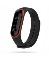  Tech-Protect Tech-Protect Smooth case for Xiaomi Mi Band 3/4 - black and red 