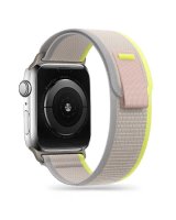  Tech-Protect Tech-Protect Nylon Strap for Apple Watch 4/5/6/7/8/9/SE/Ultra 1/2 (42/44/45/49 mm) - Beige/Yellow 