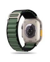  Tech-Protect Tech-Protect Nylon Pro Strap for Apple Watch 4/5/6/7/8/9/SE/Ultra 1/2 (42/44/45/49 mm) - Black/Green 