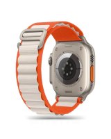  Tech-Protect Tech-Protect Nylon Pro Strap for Apple Watch 4 / 5 / 6 / 7 / 8 / 9 / SE / Ultra 1 / 2 (42/44/45/49 mm) - Orange-Beige 