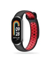  Tech-Protect Tech-Protect SoftBand Strap for Xiaomi Smart Band 8 / 8 NFC - Black and Red 