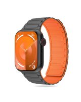  Tech-Protect Tech-Protect IconBand Magnetic Strap for Apple Watch 4 / 5 / 6 / 7 / 8 / 9 / SE / Ultra 1 / 2 (42/44/45/49 mm) - Titanium Orange 