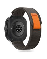  Tech-Protect Tech-Protect Nylon Strap for Samsung Galaxy Watch Ultra (47mm) - Black/Orange 