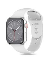  Tech-Protect Tech-Protect Silicone Strap for Apple Watch 4 / 5 / 6 / 7 / 8 / 9 / SE (38 / 40 / 41 mm) - White 