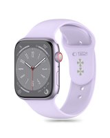  Tech-Protect Tech-Protect Silicone Strap for Apple Watch 4 / 5 / 6 / 7 / 8 / 9 / SE (38 / 40 / 41 mm) - Purple 