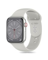  Tech-Protect Tech-Protect Silicone Strap for Apple Watch 4 / 5 / 6 / 7 / 8 / 9 / SE (38 / 40 / 41 mm) - Light Gray 