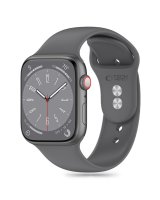  Tech-Protect Tech-Protect Silicone Strap for Apple Watch 4 / 5 / 6 / 7 / 8 / 9 / SE / Ultra 1 / 2 (42 / 44 / 45 / 49 mm) - Gray 