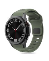  Tech-Protect Tech-Protect Silicone Line Strap for Samsung Galaxy Watch 4 / 5 / 5 Pro / 6 / 7 / FE - Green 