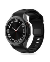  Tech-Protect Tech-Protect Silicone Line Strap for Samsung Galaxy Watch 4 / 5 / 5 Pro / 6 / 7 / FE - Black 