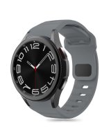  Tech-Protect Tech-Protect Silicone Line Strap for Samsung Galaxy Watch 4 / 5 / 5 Pro / 6 / 7 / FE - Gray 