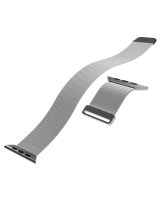  Puro Puro Milanese Stainless Steel Apple Watch Band 38/40/41mm - Silver 