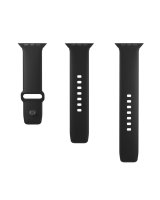  Puro Puro Icon Silicone Strap for Apple Watch 42 / 44 / 45 / 49 mm - Black (2 pcs.) 