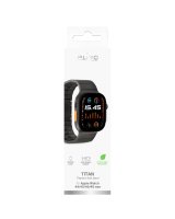  Puro Puro TITAN Stainless Steel Apple Watch Band 42/44/45/49mm - Black 