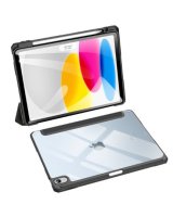  Dux Ducis Toby case for iPad 10.9'' 2022 (10 gen.) cover with space Pencil stylus smart cover stand Black 