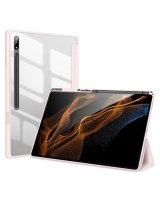  Dux Ducis Samsung Galaxy Tab S8 Ultra with Stylus Holder Smart Case Pink 