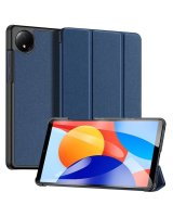  Dux Ducis Xiaomi Redmi Pad SE 8.7 Domo Series Tri-fold Stand PU Leather Tablet Cover Blue 