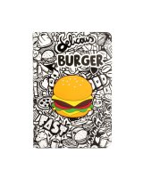  iLike Galaxy Tab A9 Plus 11 Tablet Case Design SM-X210/SM-X215/SM-X216 Burger 