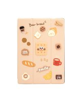  iLike Samsung Galaxy Tab A8 10.5 (2021) Tablet Case Design SM-X200/SM-X205 Design Beige 