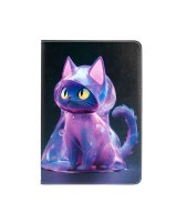  iLike Samsung Galaxy Tab A8 10.5 (2021) Tablet Case Design SM-X200/SM-X205 Cat Purple 