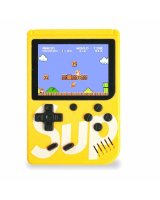  GameBox R1 8bit Portable Retro Game console with 400 games 3'' LCD with TV RCA cable Yellow 