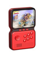  GameBox M3 16bit Portable Retro Game console with 900 games 3'' HD LCD / TV RCA cable Red 