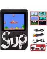  GameBox R2 8bit Portable Retro Game console with 400 games 3'' LCD with 1x Controler TV RCA cable Black 