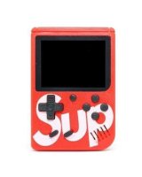  GameBox R1 8bit Portable Retro Game console with 400 games 3'' LCD with TV RCA cable Red 