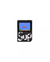  GameBox R1 8bit Portable Retro Game console with 400 games 3'' LCD with TV RCA cable Black 