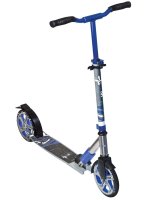  iLike Akcija! Muuwmi Aluminium Scooter Deluxe skrejritenis 205 mm pelēks/zils AU 551 